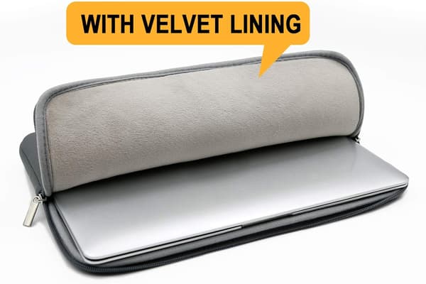 14-tommers laptopveske med polstring, kompatibel med bærbare datamaskiner C C