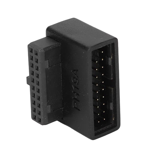 USB 3.0 90° sovitin monikerroksinen piirilevy helppo asennus 19/20-nastainen virtasovitin PH19A