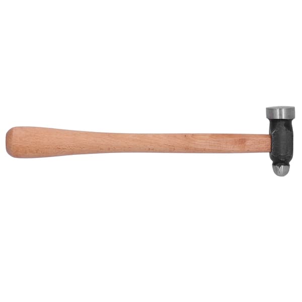 Ball Peen Hammer with Wooden Handle for Household, Jewelry Making, and Processing