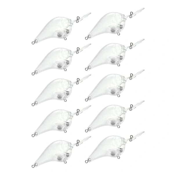 10 stk Tomme Crankbait Umalte Harde Agn Fiskesluk Tilbehør for DIY