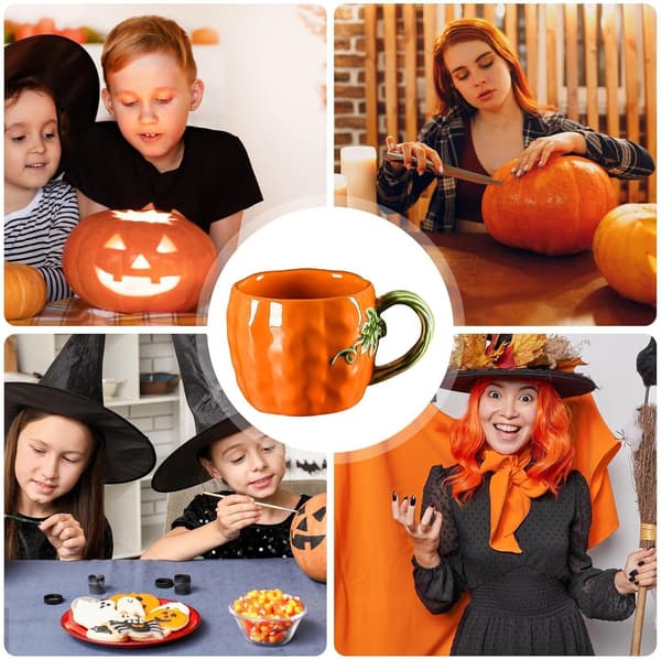 Halloween-kopper, søte, 380 ml, til dekorasjon -
