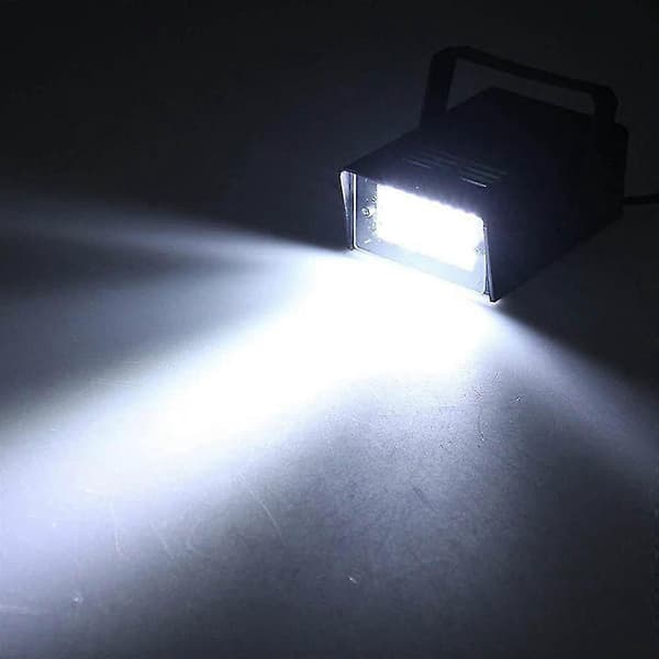 Stroboskop, LED Atomic Stroboskop, 32 hvite supersterke LED-blitslys, festlys