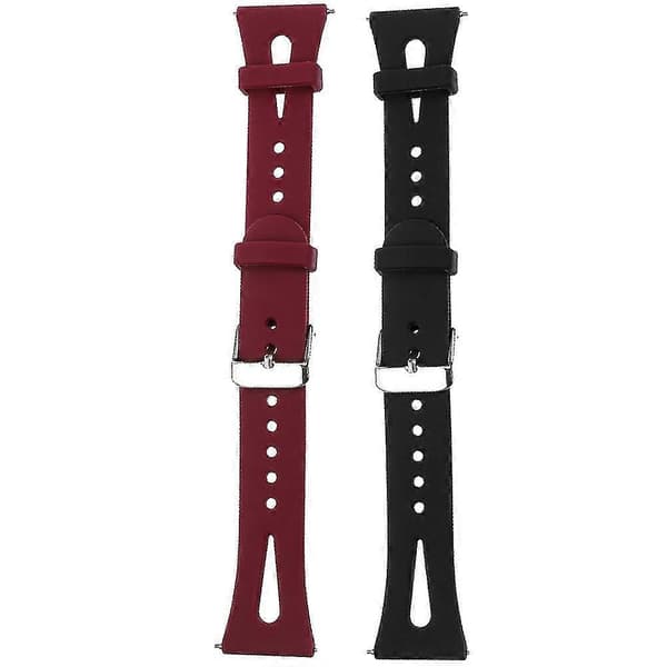 2 stk Klokkereim Utskiftbar Silikonreim Kompatibel For Fitbit Versa2