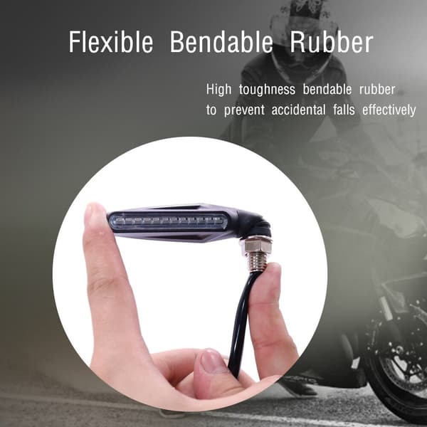 st LED Motorcykel Blinklys Dynamisk - Motorcykel Blinklys - Universal - Fleksibel - Dynamisk