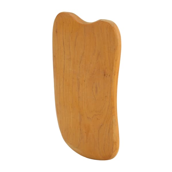 Trä Gua Sha-bräda, bekvämt grepp, rektangulär, ergonomisk, bärbart skrapmassageverktyg för kroppsskönhet