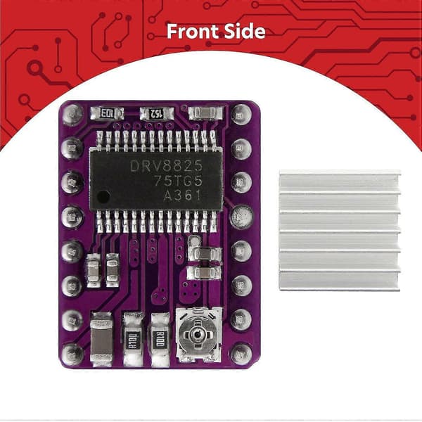 Drv8825 Stepper Motor Driver Module Kortslutningsbeskyttelse og Overbelastningsbeskyttelse