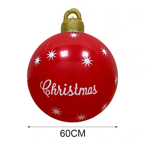 60 cm PVC Christmas Ball Hanging Decoration