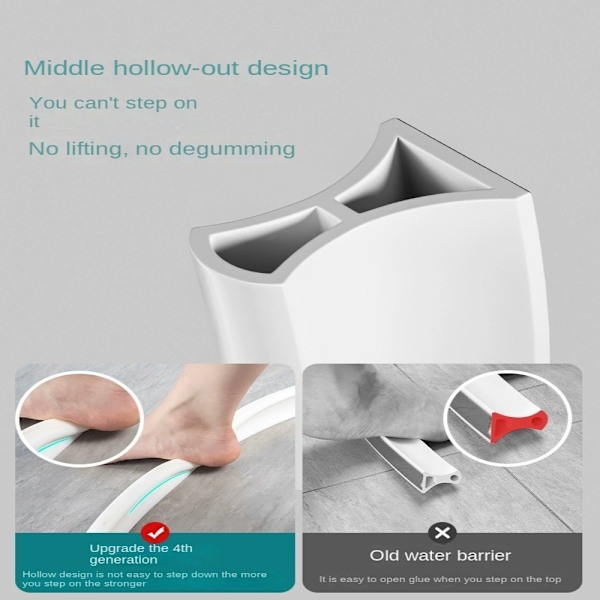 Tykk Plattform Cloud Slippers for Kvinner gul Grey 30x40mm