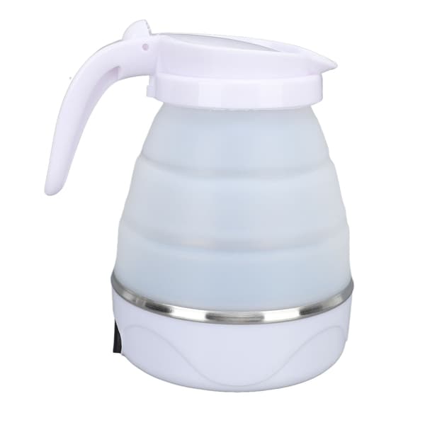 0.6L Foldable Kettle 600W Collapsible Kettle Portable Silicone Kettle for Travel Camping EU Plug 220V