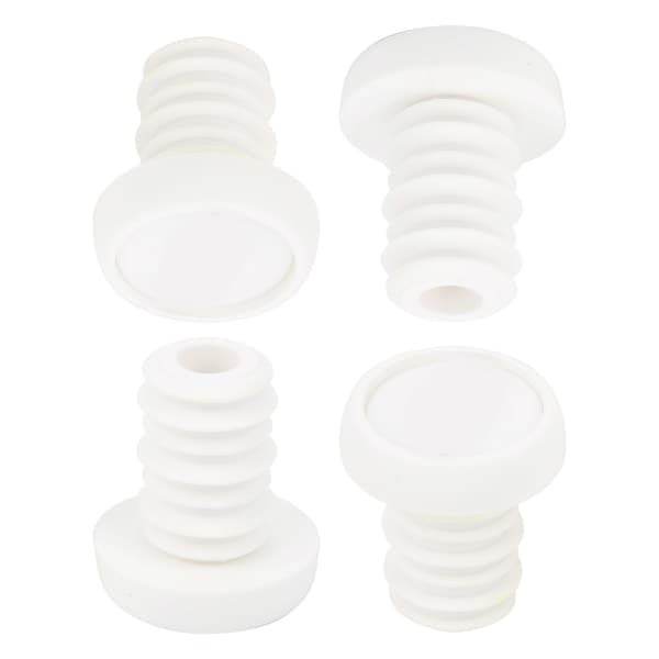 4pcs ZTTO Handlebar End Plugs Fixed Mountain Bike Handle Lock Ring Bicycle Accessories White