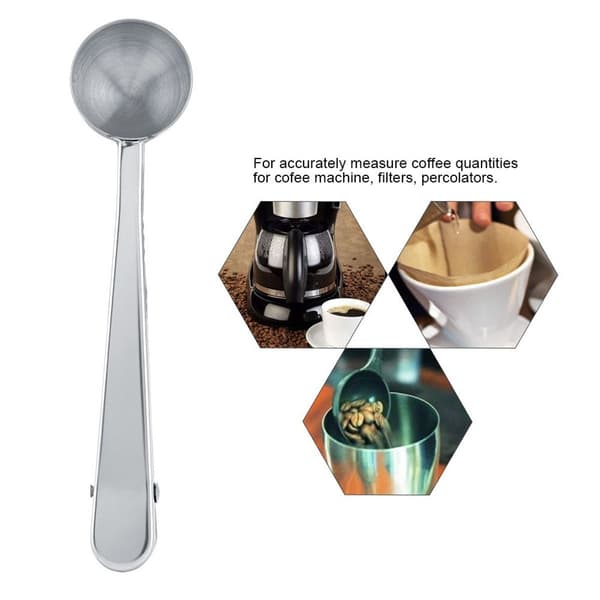 Multifunctional Stainless Steel Coffee Spoon with Scoop KLB