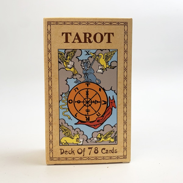 1 st engelsk original Tarot-lek med 78 kort med