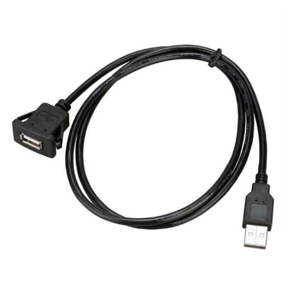 2-pakning Kvadratisk USB 3.0-panel med én port, Flush Mount Extension DXGHC