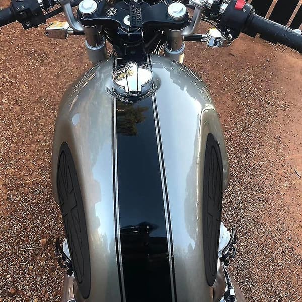 New Models Motorcycle Rubber Tank Traction Pad Side Gas Knee Grip Protector For- Interceptor 650