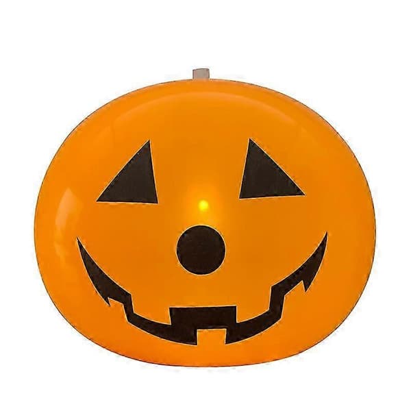 2025 20-pack Pumpkin LED Light Balloons for Halloween Party Decorations including Pumps