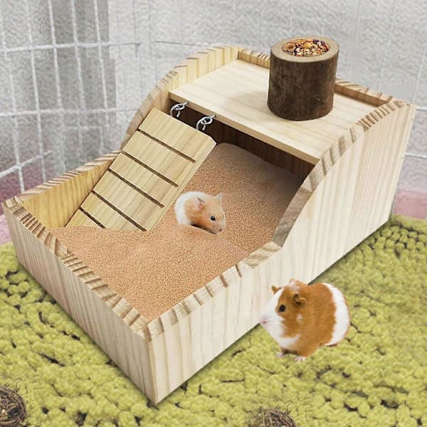 Hamsterhus og Gjemmested Morsomt Gerbilhus for Små Dyr Hamster Mus