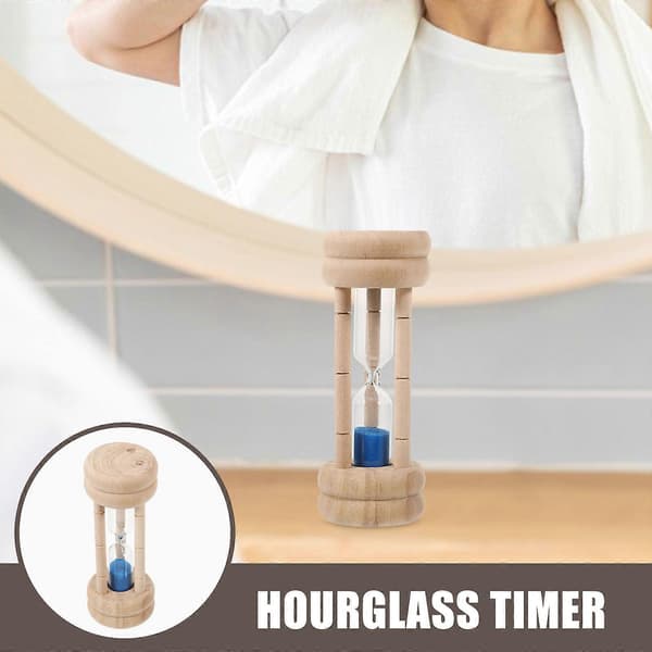 Barntannbørstetimer Sandtimer for tidtaking 5 stk 2 minutters timeglass