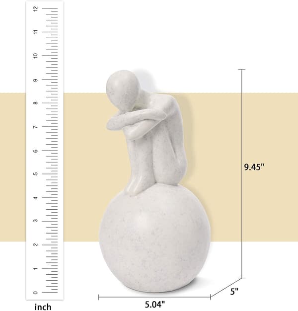 Sculptures Home Decor, Abstract Figurines for Unique Home Decoration