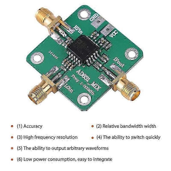 AD831 Høyfrekvent transduser RF-mikser modul 500MHz båndbredde RF-frekvensomformer