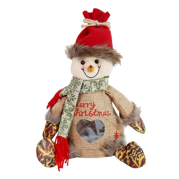 Julegaveposer med snøre, juledukkeposer, juleæblepose, 100% ny