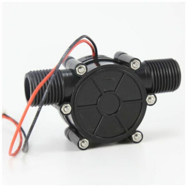 Vannstrømspumpe for vannkraftverk DIY Generator, 12V CHAM