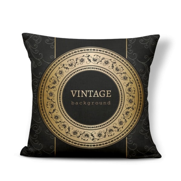 4 stk Hot Rea Høy kvalitet Vintage Luxury Europe Svart Gull