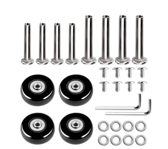 4 stk 50x18mm Koffert Erstatningshjul Gummi Svingbart Hjul Lager