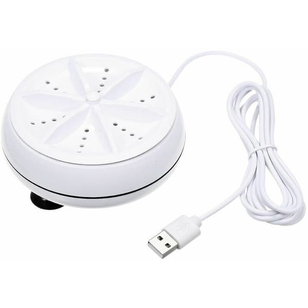 2-in-1 Mini Washing Machine Portable Personal Rotary Turbine Washing Machine with USB Cable