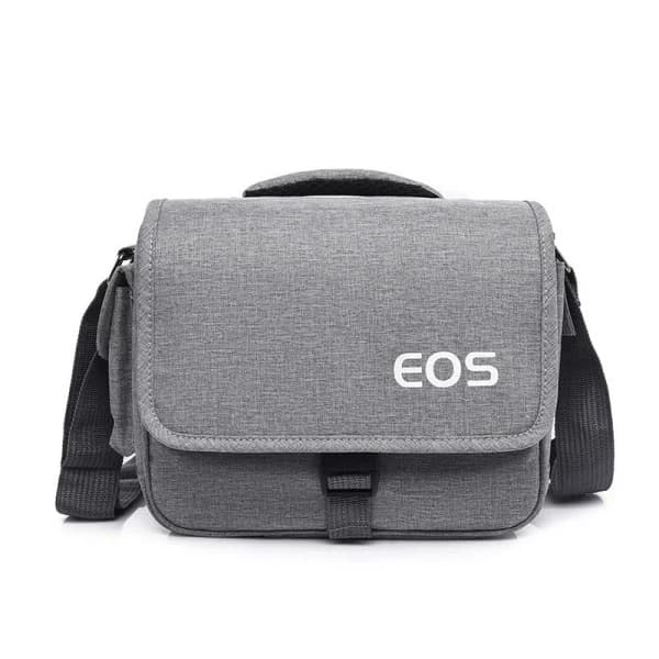 DSLR-kameraväska Crossbody Multifunktionskit Utomhus Kabinväska Mörkgrå stor