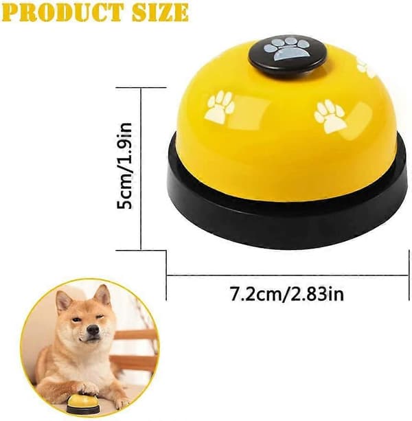 Dog Training Bell, 3 Pack Puppy Training Bell, Outdoor Interactive Toys, Pet Communication Device