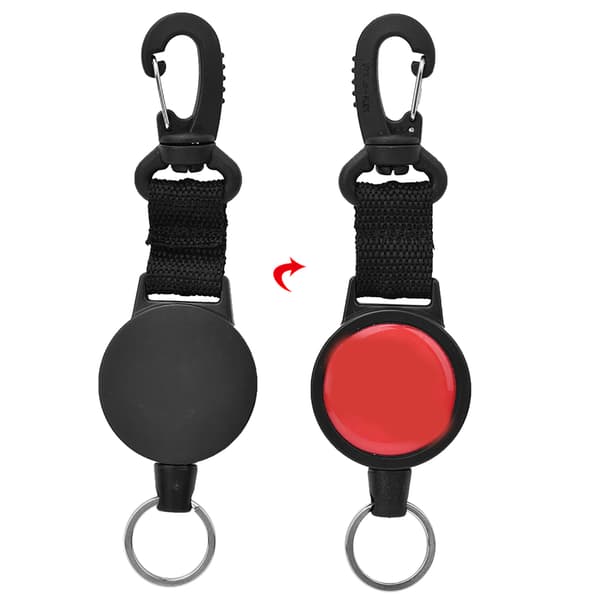 1pc Stainless Steel Diving Hook, Stretchable, Quick Release, Diving Accessory, Nylon Hanging Buckle