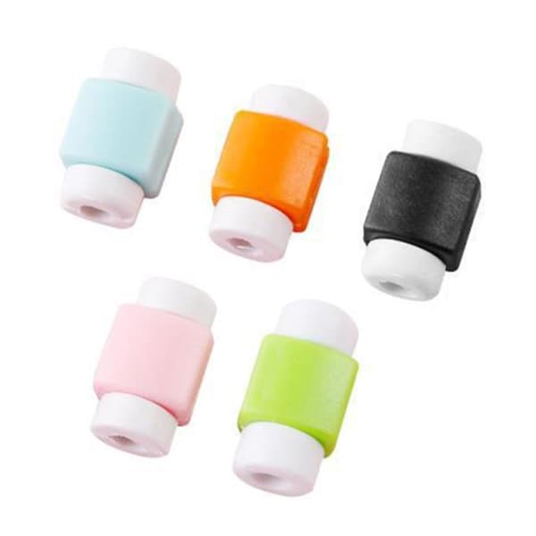 USB-kabelskydd Mjukt Silikon USB-Kabelhölje Laddningskabelskydd