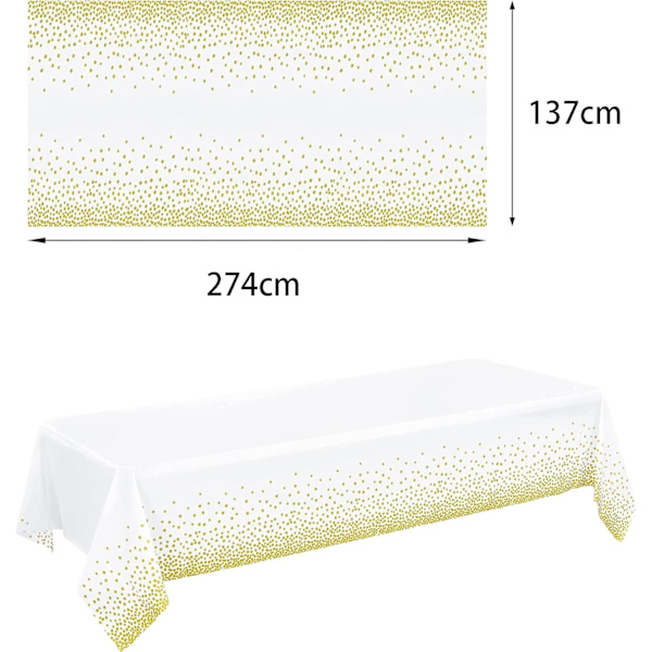 Black 3-pack Halloween Disposable Tablecloths, Waterproof Tablecloths