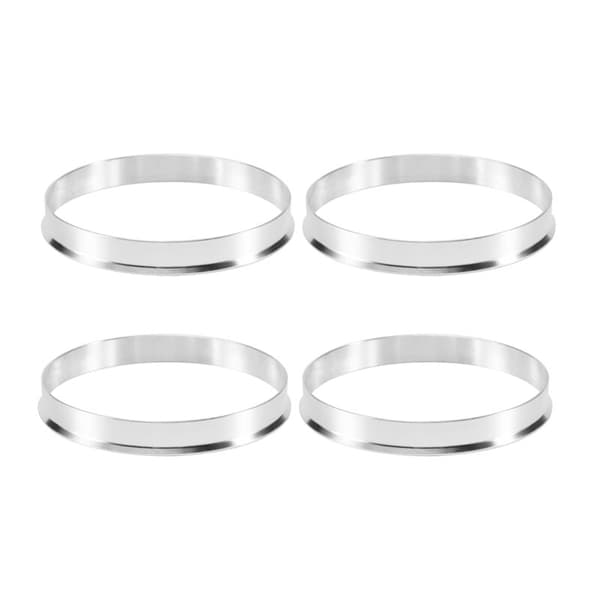 4 x Universal Aluminium Navring Hjulafstandsstykker 74.1mm O/D 72.6mm I/D