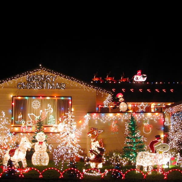 Outdoor String Lights, 1000 LED 100 meters, Plug-in model Warm White Warm White 1000 LED