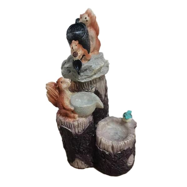 Havefigur Polyresin Egern Statue Til Hjem Udendørs Dekoration