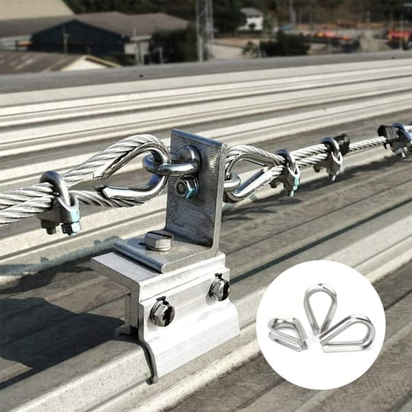 50 stykker M2 wirelås af 304 rustfrit stål wireklemme til 2mm wire