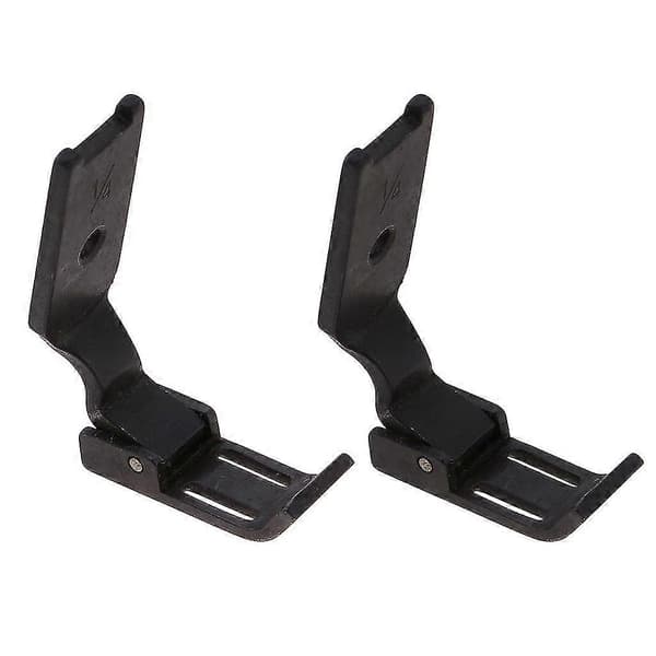 2x Double Needle Zipper Presser Foot compatible with Industrial Sewing Machine Size 1