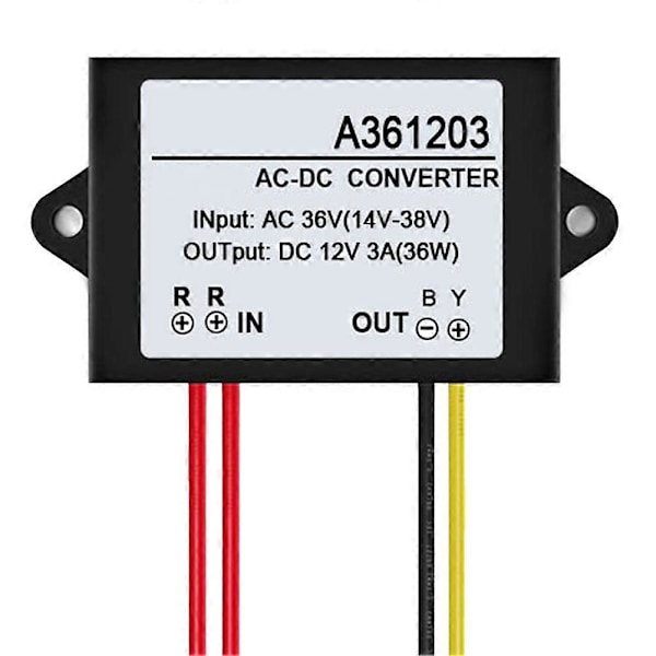 AC 36V til DC 12V Mini Bærbar Strømforsyningsomformer Regulator Adapter Modul LGL 2A