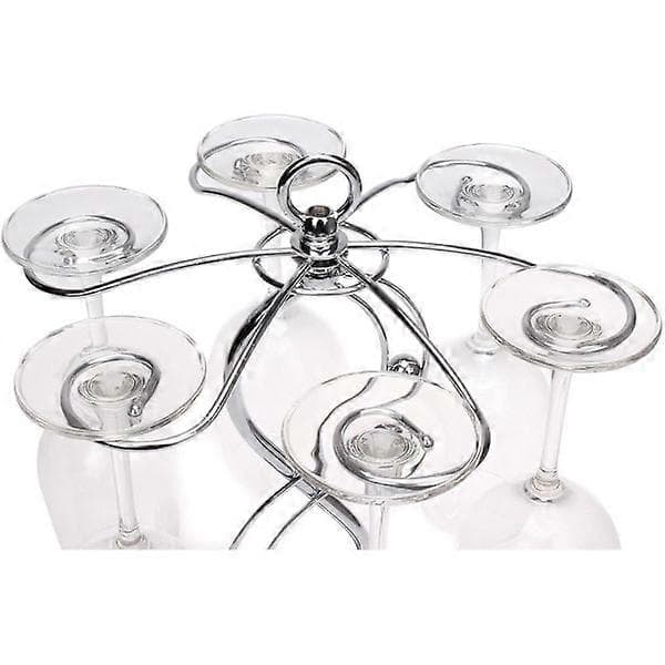 Vinglasshenger i rustfritt stål, elegant glasstativ / vinglassstativ / oppbevaring