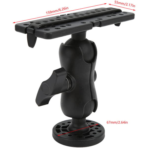 Marine Electronic Fish Finder Mount Base Plate Kit RAMB111U Replacement for Garmin ECHOMAP Plus 72cv 73cv 74cv 75cv 77cv