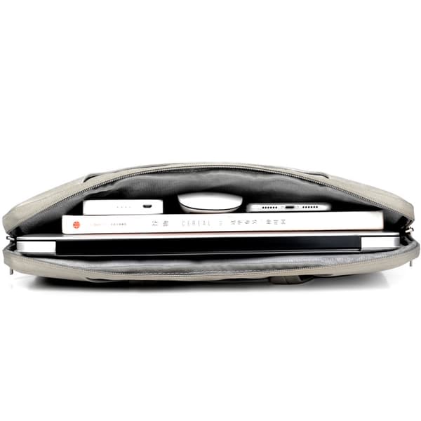 Laptop Bag 15.6 inch Leather Unisex Briefcase Waterproof Durable