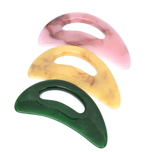 Gua Sha-massagesæt til ansigt, ben, lymfedrænagecellulite til dyb vævsspænding og smerte