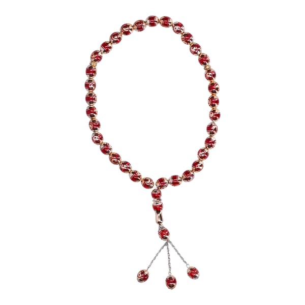 Prayer Beads Optical Maser Engraving Fine Workmanship Comfortable Feel Muslim Prayer Beads Red