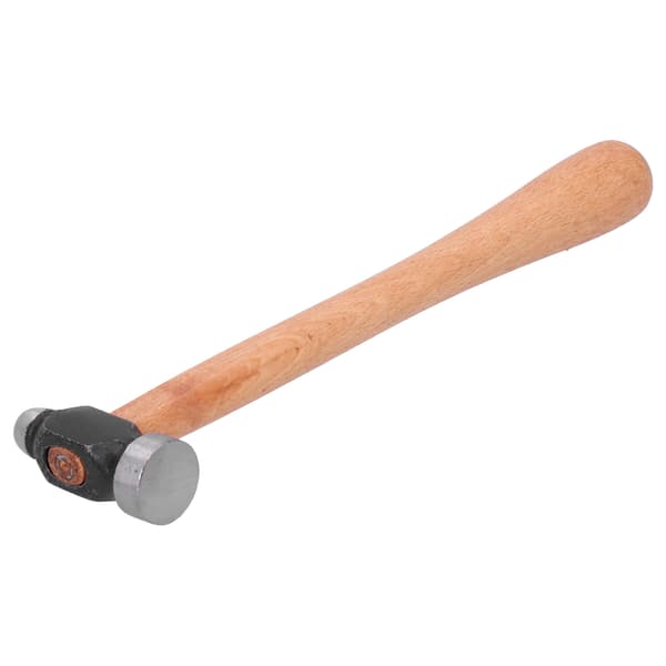 Ball Peen Hammer with Wooden Handle for Household, Jewelry Making, and Processing