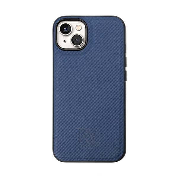 iPhone 14 Lommebokdeksel Magnet Rvelon - Blå Marineblå Marinblå blue