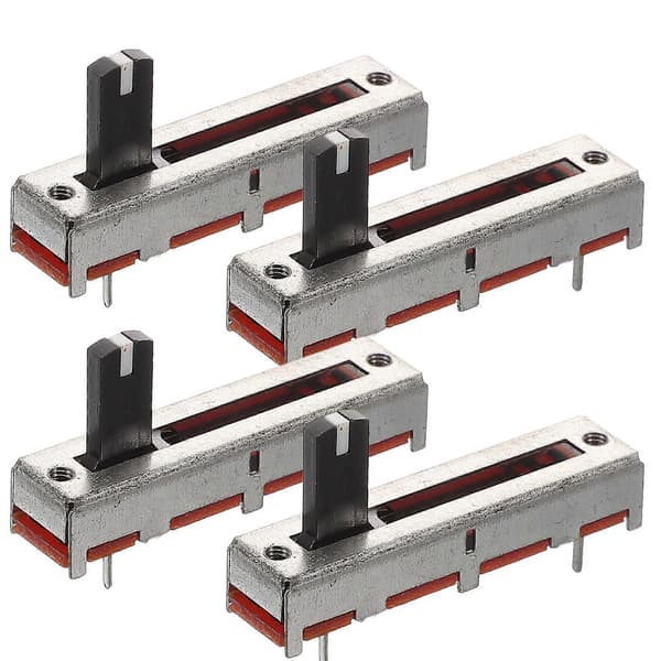 4st Skjutpotentiometer Stereo Volympotentiometer Linjär Skjutpotentiometer