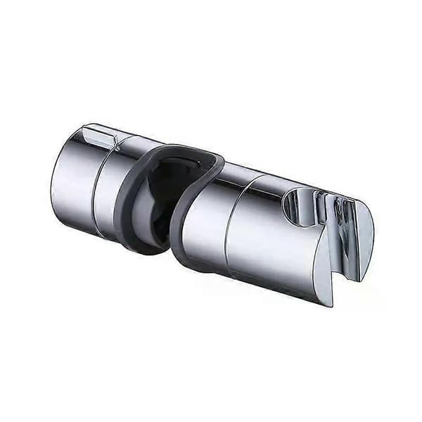 Brusehovedholder til badeværelse, justerbar brusehovedklemme, krom (12*4*4cm)