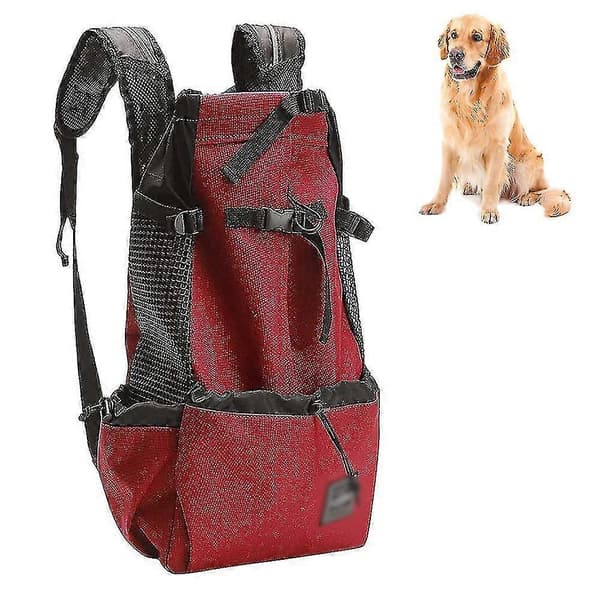 Dog Carrier Backpack for Small and Medium Pets, Front-Facing Adjustable Dog Backpack, Fully Ventilated