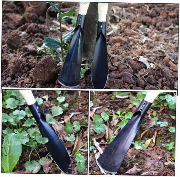 2 stk. haveskovl med ergonomisk greb til plantning af blomster, lille håndskovl af rustfrit materiale, praktisk haveredskab til planter og blomster -